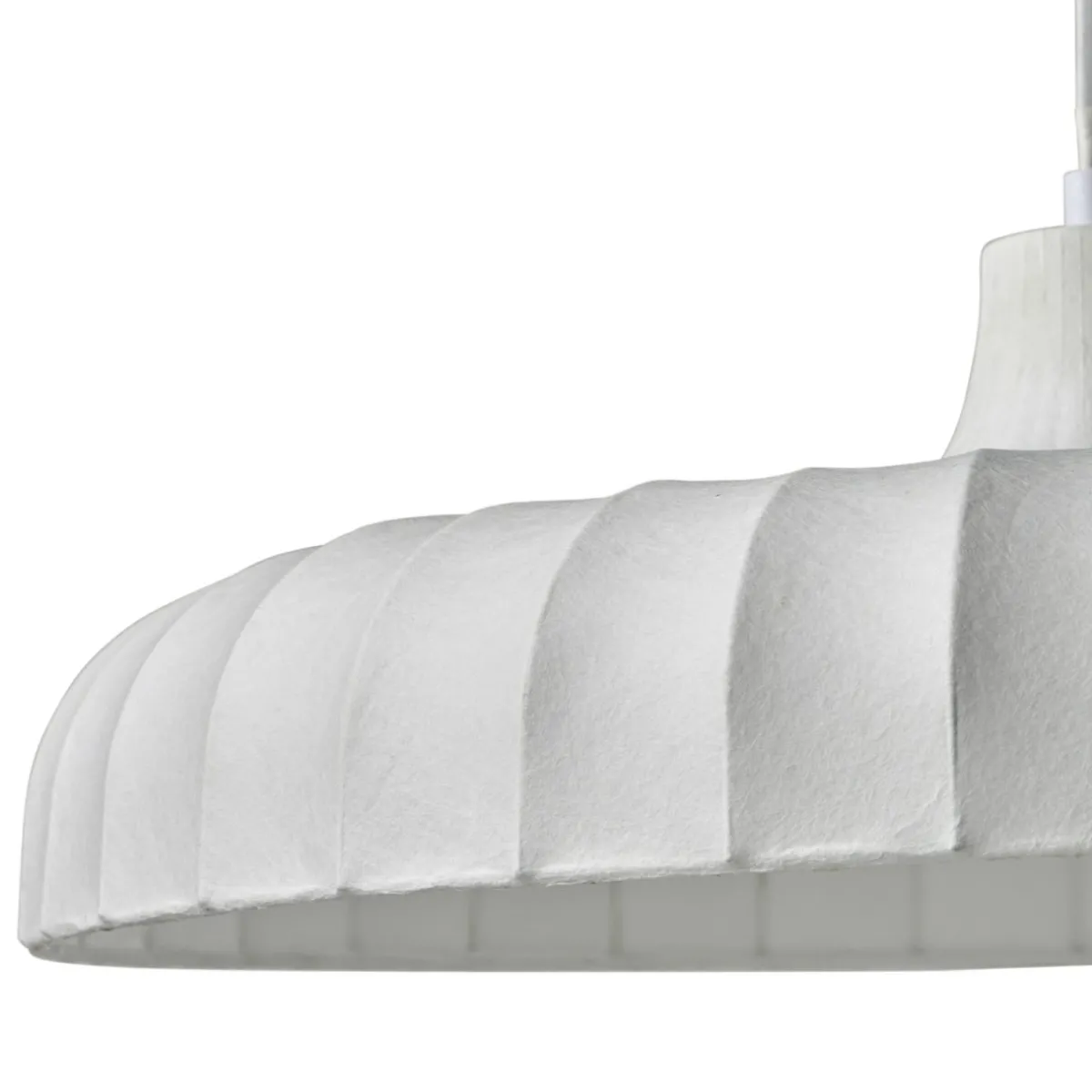 OSTARIA Suspension lumineuse tissu (D50 cm) Marcel he Blanc Best