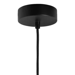 OSTARIA Suspension métal et pétales (D50 cm) Til et beige Noir Discount
