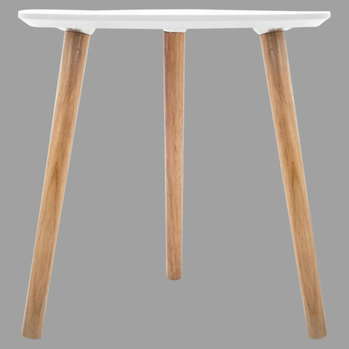 ATMOSPHERA Table à café en bois (H45 cm) Mileo Polygone he Blanc Outlet