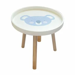 EMINZA Table basse enfant bois (D30 cm) Koala Bleu Discount