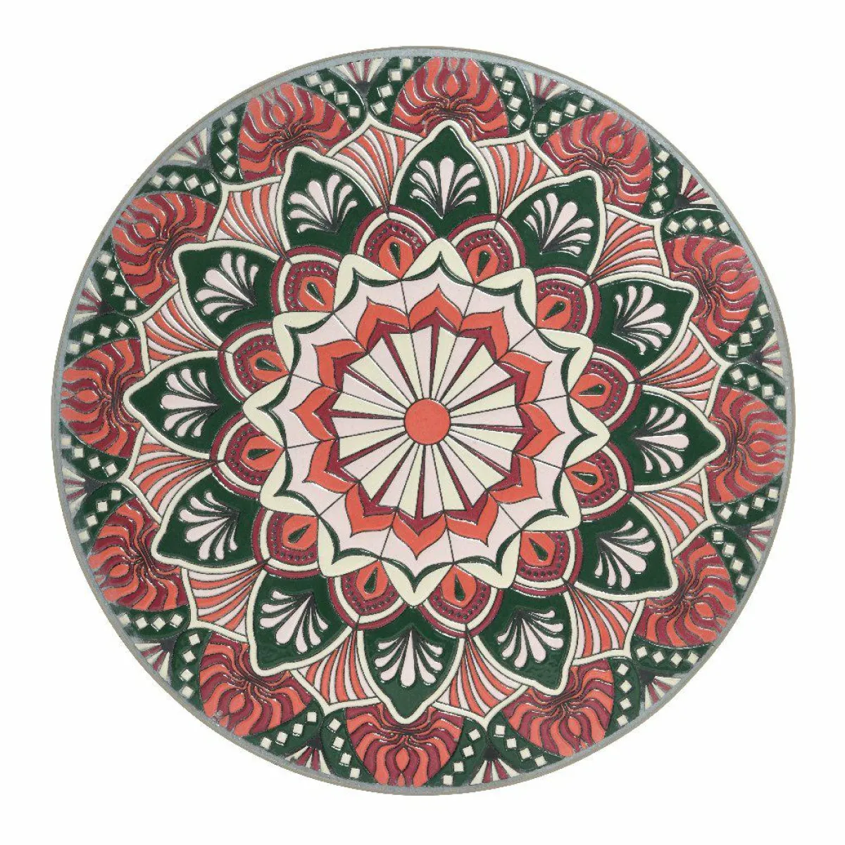 #N/A Table bistrot mosaïque Narbonne et rose Taupe Sale