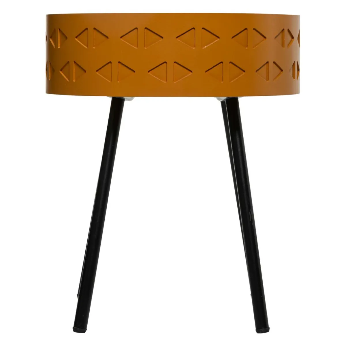 ATMOSPHERA Table coffre en bois (H45 cm) Shiro Jaune moutarde Sale