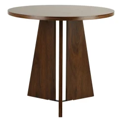 OSTARIA Table d'appoint tripode bois (H43 cm) Hugo Marron Outlet