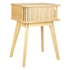 OSTARIA Table de chevet bois (H54 cm) Tim Beige Clearance