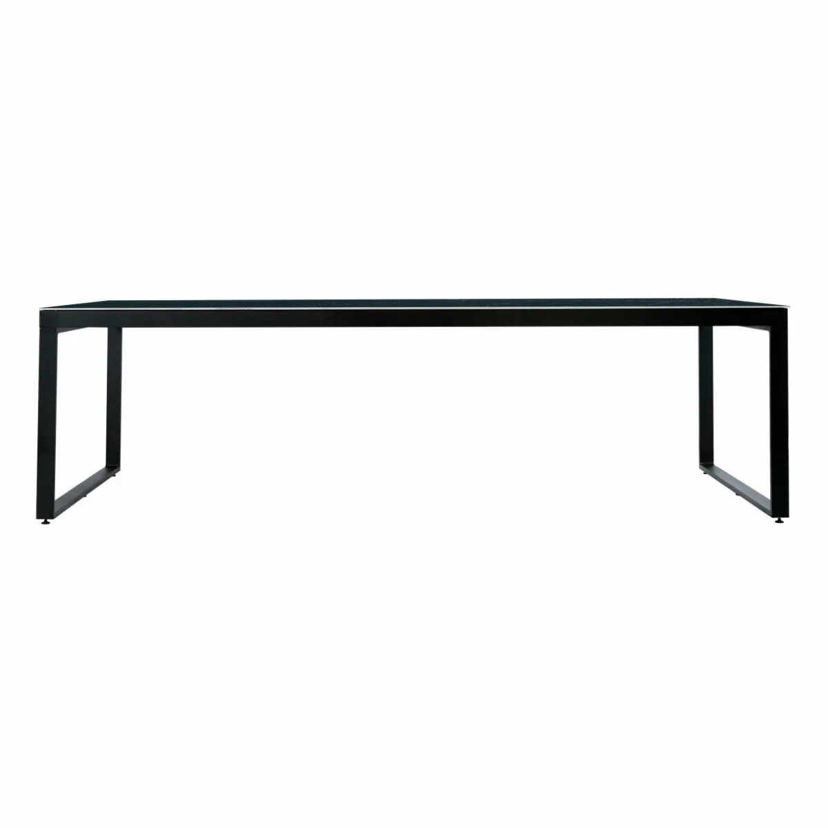 MOBELLIA Table de jardin en aluminium et céramique 12 places (260 x 120 cm) Kore Noir marbré Online