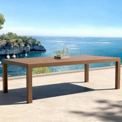 MOBELLIA Table de jardin rectangulaire aluminium 10 places (240 x 120 cm) Murano Bronze Online