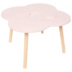 Atmosphera cru017dateur d'intu017drieur for kids Table enfant bois (40 cm) Douceur Fleur Rose Hot