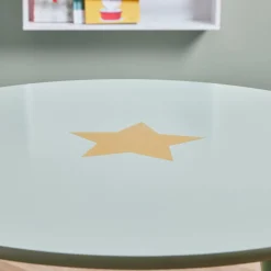 EMINZA Table enfant bois (H44 cm) Stars e Vert Outlet