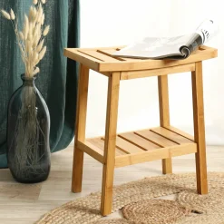 ATMOSPHERA Tabouret de rangement (H46 cm) Harmony Naturel Clearance