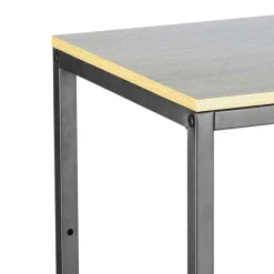 OSTARIA Étagère 4 niveaux bois et métal (H130 cm) Anny e Noir Outlet