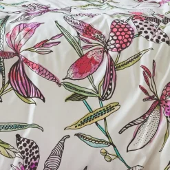 TRADILINGE Taie de traversin coton (L200 cm) Pénélope Rose Hot