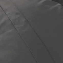 EMINZA Taie de traversin percale de coton (L185 cm) Cali Gris Anthracite