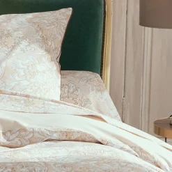 TRADI LINGE Taie de traversin percale de coton (200 cm) Palazzo Beige Outlet