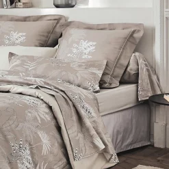 TRADILINGE Taie de traversin satin de coton (L200 cm) Cayenne Marron Online