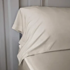 EMINZA Taie de traversin satin de bambou (L185 cm) Sienna Beige Hot