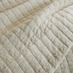 EMINZA Taie d'oreiller carrée coton (60 x 60 cm) Lena sable Beige