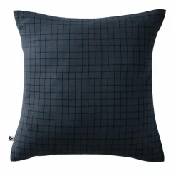 EMINZA Taie d'oreiller carrée gaze de coton (60 x 60 cm) Gaïa Mix Bleu nuit Best
