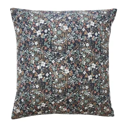 EMINZA Taie d'oreiller carrée gaze de coton (60 x 60 cm) Constance Bleu nuit Online