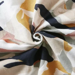 EMINZA Taie d'oreiller carrée gaze de coton (60 x 60 cm) Mathilda Multicolore Hot