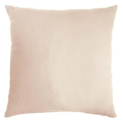 EMINZA Taie d'oreiller carrée gaze de coton (60 x 60 cm) Gaïa Rose poudré Online