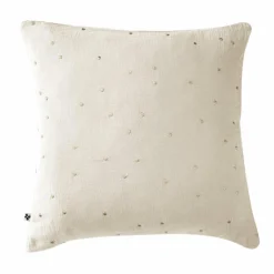 EMINZA Taie d'oreiller carrée gaze de coton (60 x 60 cm) Gaïa Chic pampa Beige Sale