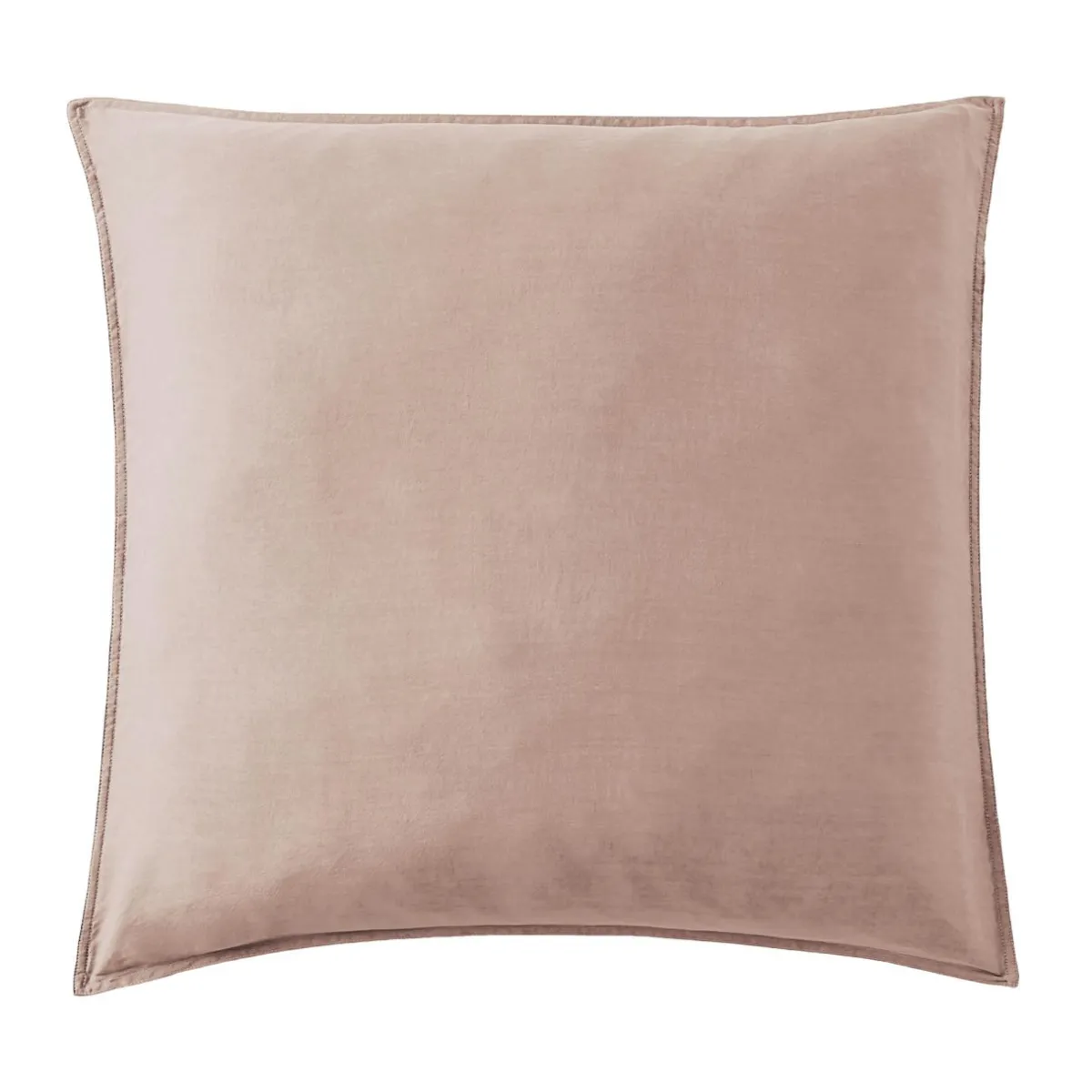 EMINZA Taie d'oreiller carrée lyocell Tencel™ lavé (80 x 80 cm) Olivia blush Rose Online