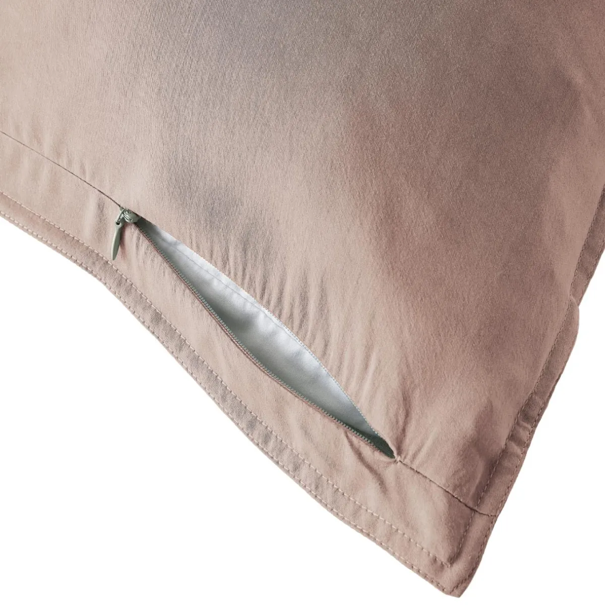 EMINZA Taie d'oreiller carrée lyocell Tencel™ lavé (80 x 80 cm) Olivia blush Rose Online