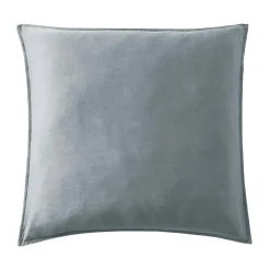 EMINZA Taie d'oreiller carrée lyocell Tencel™ lavé (80 x 80 cm) Olivia stone Bleu Online