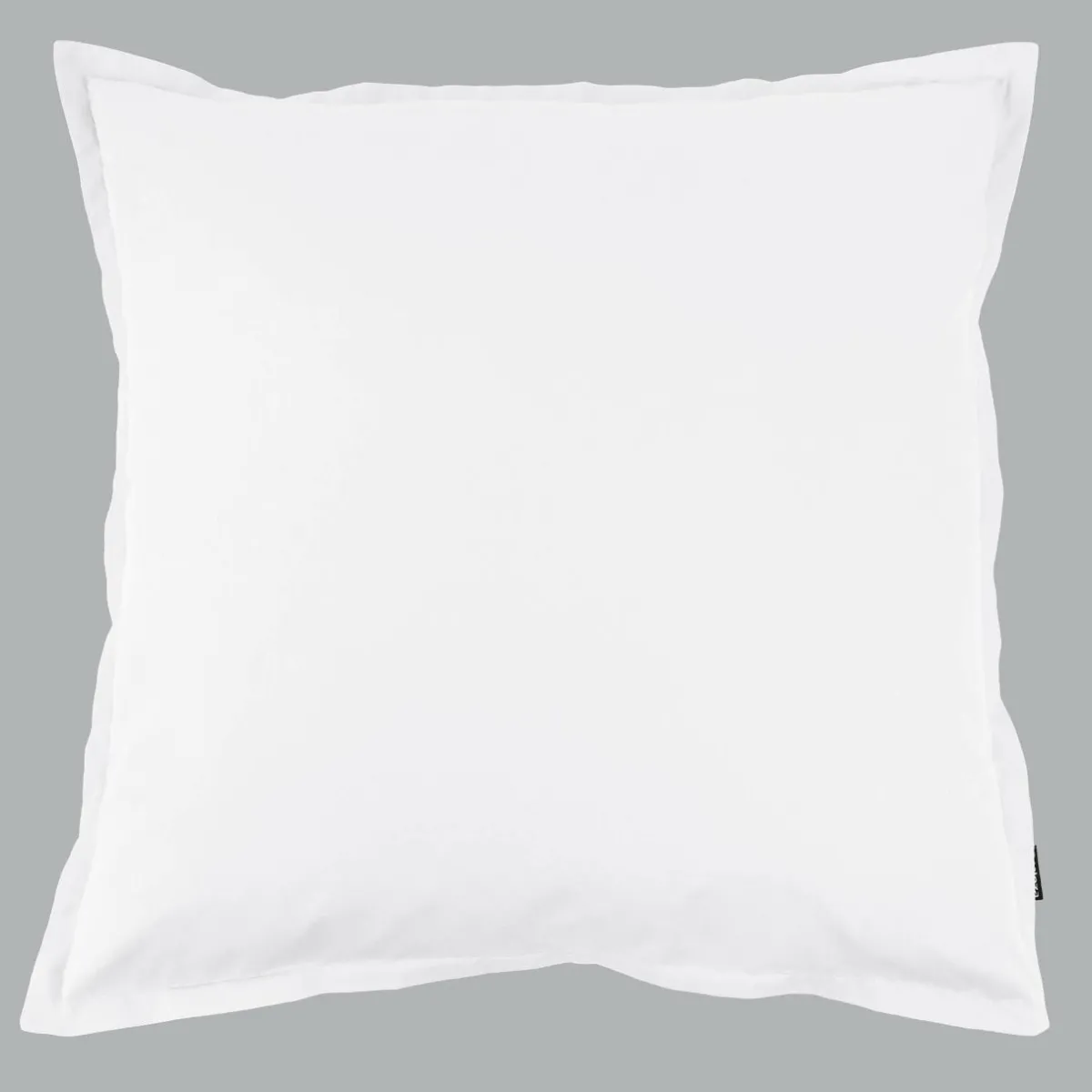 EMINZA Taie d'oreiller carrée percale de coton (80 x 80 cm) Cali he Blanc New