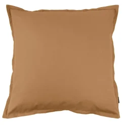 EMINZA Taie d'oreiller carrée percale de coton (80 x 80 cm) Cali Camel Discount