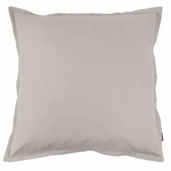 EMINZA Taie d'oreiller carrée percale de coton (80 x 80 cm) Cali Gris clair Online