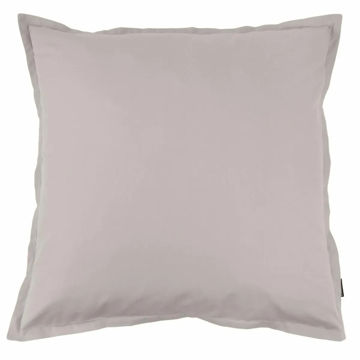EMINZA Taie d'oreiller carrée percale de coton (80 x 80 cm) Cali Gris clair Online
