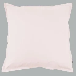 EMINZA Taie d'oreiller carrée percale de coton (80 x 80 cm) Cali Rose poudré Discount
