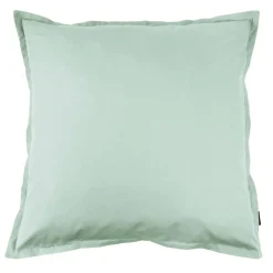 EMINZA Taie d'oreiller carrée percale de coton (80 x 80 cm) Cali Vert Eucalyptus Sale