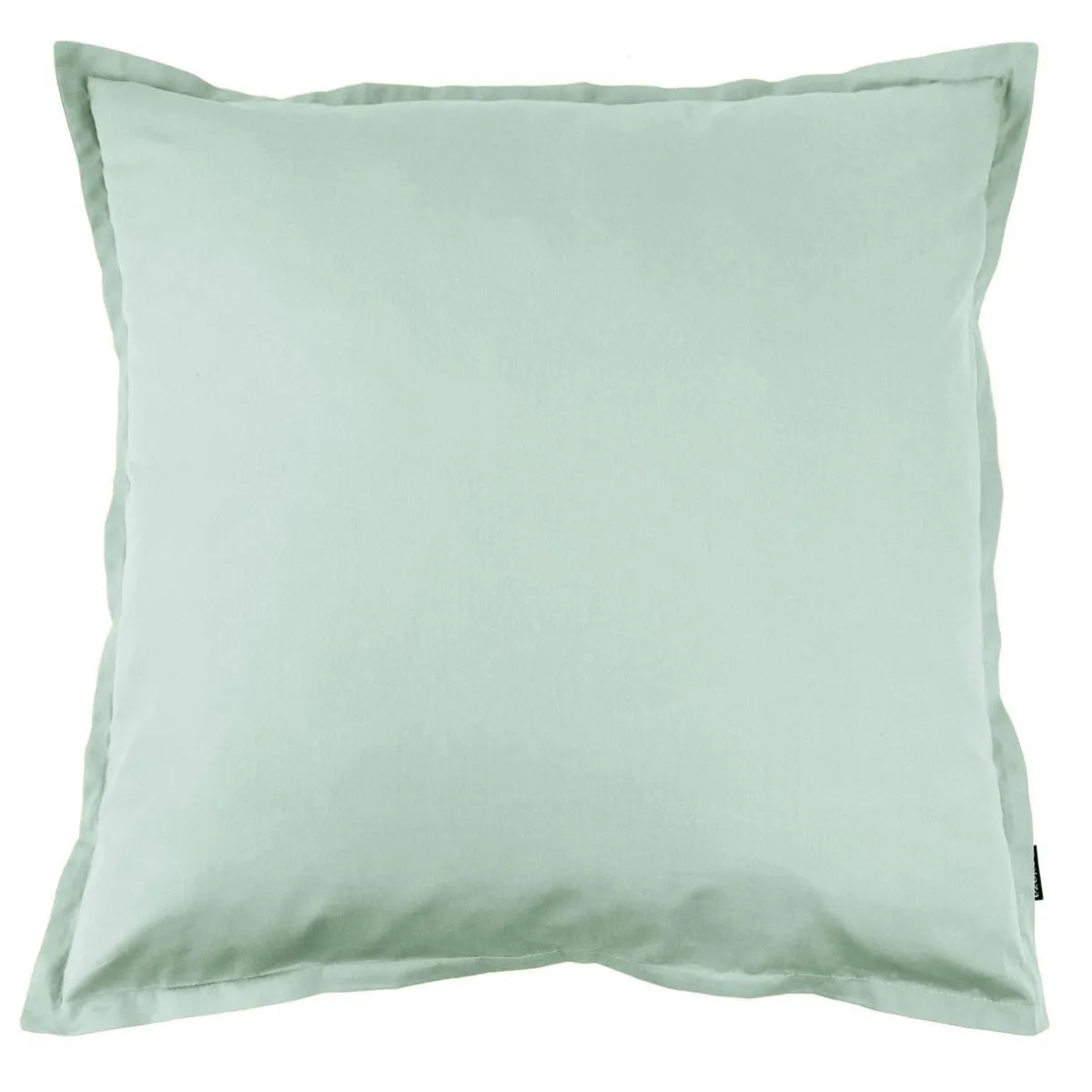 EMINZA Taie d'oreiller carrée percale de coton (80 x 80 cm) Cali Vert Eucalyptus Sale