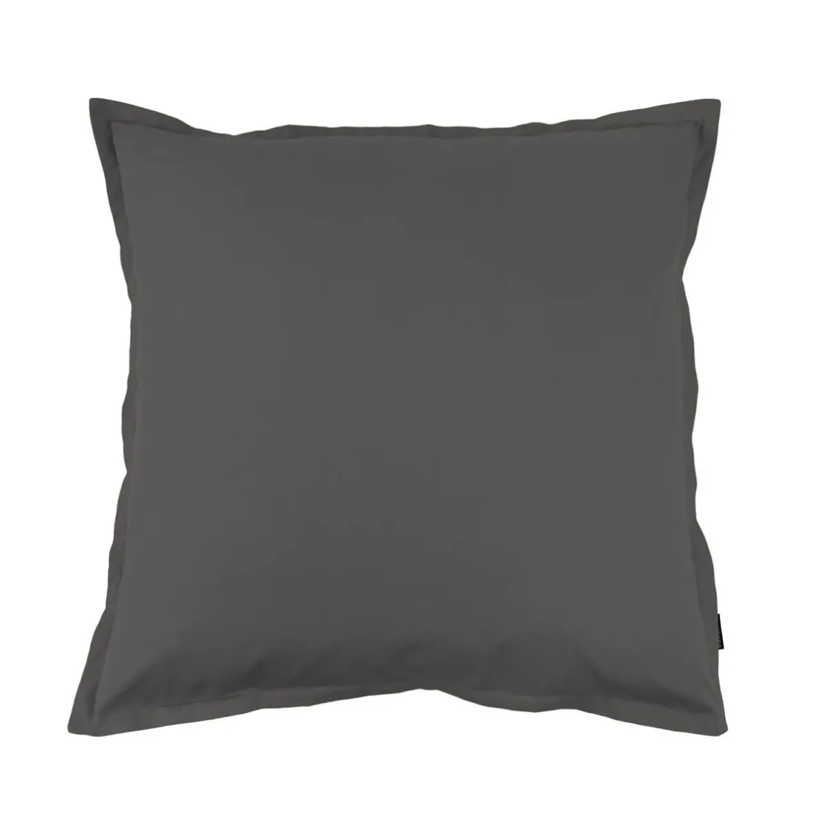 EMINZA Taie d'oreiller carrée percale de coton (65 x 65 cm) Cali Gris Anthracite Clearance