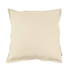 EMINZA Taie d'oreiller carrée percale de coton (65 x 65 cm) Cali Beige Outlet