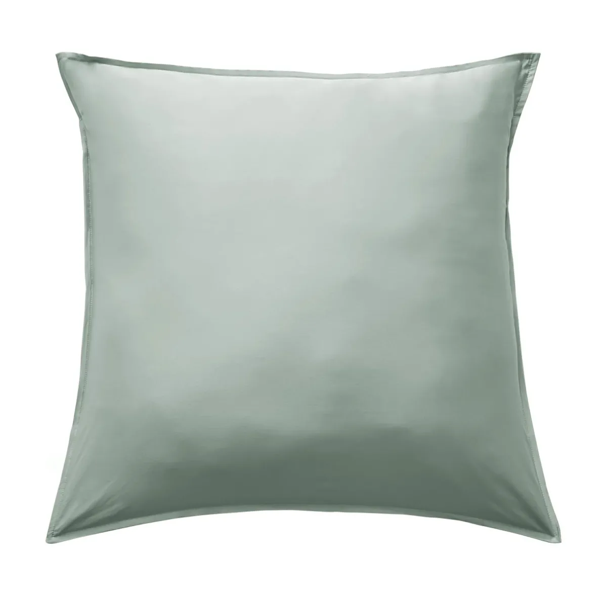 EMINZA Taie d'oreiller carrée satin de bambou (63 x 63 cm) Sienna Vert Eucalyptus New