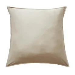 EMINZA Taie d'oreiller carrée satin de bambou (80 x 80 cm) Sienna Beige Discount