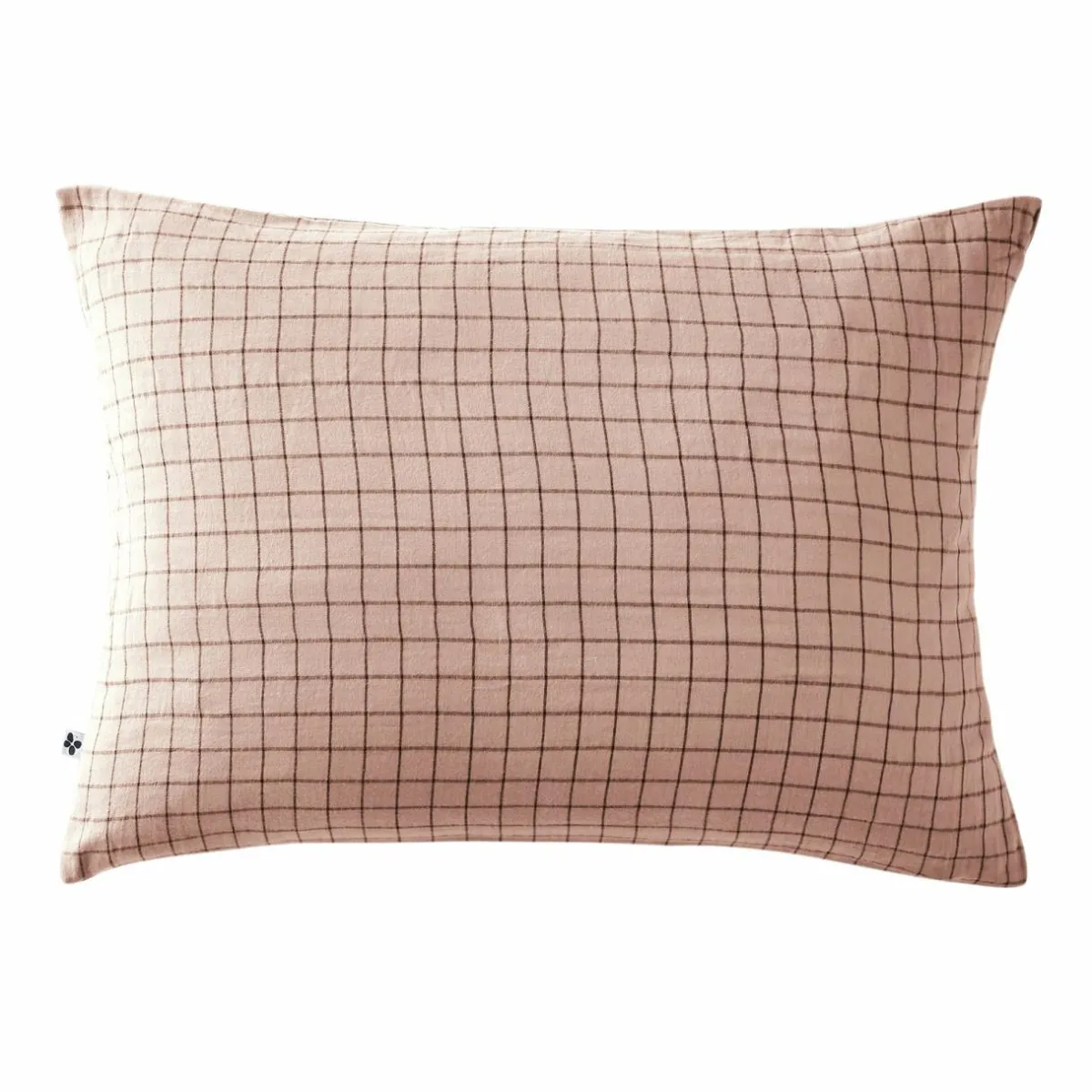 EMINZA Taie d'oreiller rectangulaire gaze de coton (50 x 70 cm) Gaïa Mix Rose poudré Clearance