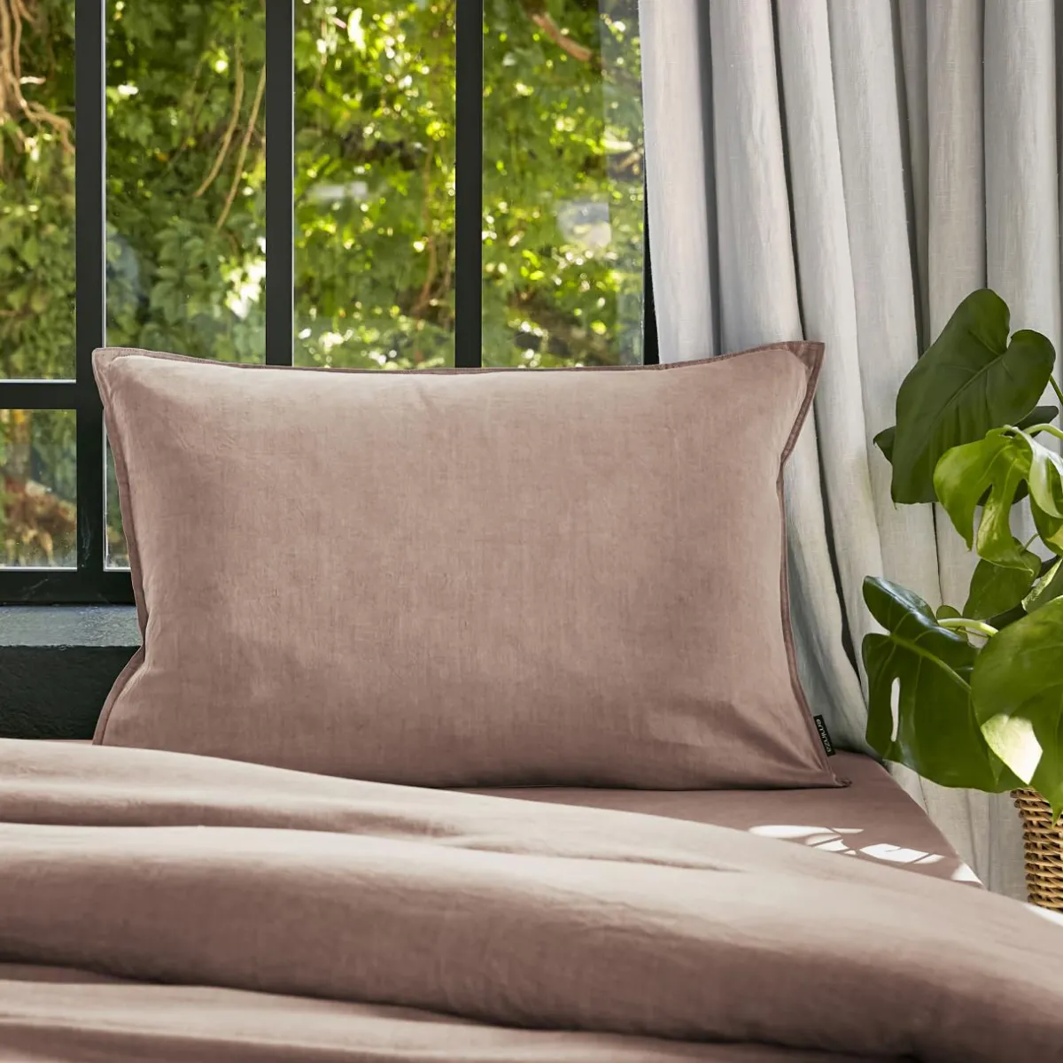 EMINZA Taie d'oreiller rectangulaire lyocell Tencel™ lavé (50 x 70 cm) Olivia blush Rose Online