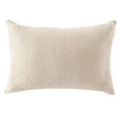 EMINZA Taie d'oreiller rectangulaire coton nid d'abeille (50 x 70 cm) Eva Beige Discount