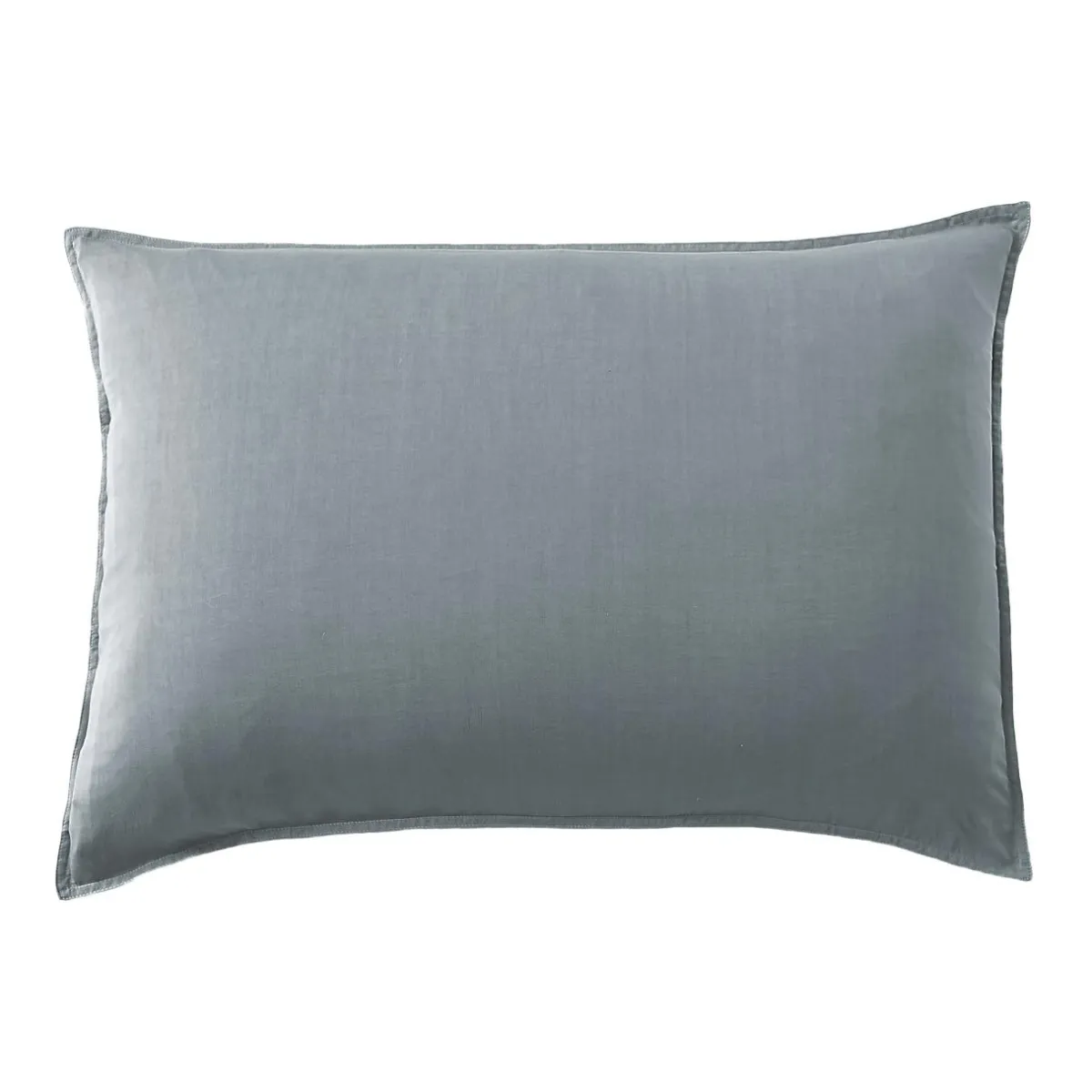 EMINZA Taie d'oreiller rectangulaire lyocell Tencel™ lavé (50 x 80 cm) Olivia stone Bleu Hot