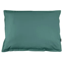 EMINZA Taie d'oreiller rectangulaire percale de coton (50 x 70 cm) Cali Bleu canard Discount