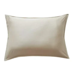 EMINZA Taie d'oreiller rectangulaire satin de bambou (50 x 80 cm) Sienna Beige