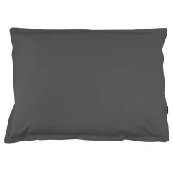 EMINZA Taie d'oreiller rectangulaire percale de coton (80 cm) Cali Gris Anthracite Discount