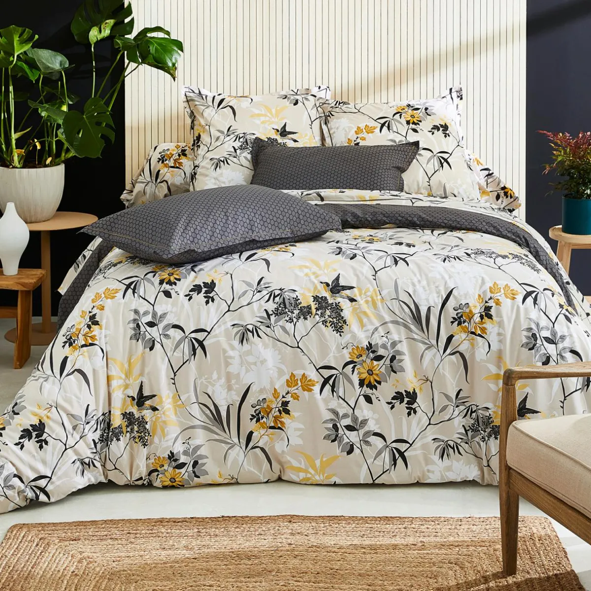 TRADILINGE Taie d'oreiller rectangulaire percale de coton (50 x 70 cm) Asia Beige New