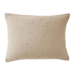 EMINZA Taie d'oreiller rectangulaire gaze de coton (50 x 70 cm) Gaïa Chic Ficelle Outlet
