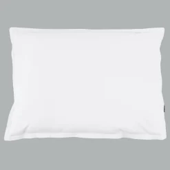 EMINZA Taie d'oreiller rectangulaire percale de coton (50 x 70 cm) Cali Blanc Outlet