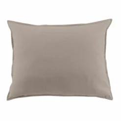 EMINZA Taie d'oreiller rectangulaire flanelle de coton (50 x 80 cm) Nina Ficelle Outlet
